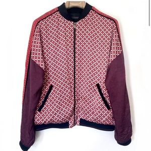Scotch and Soda Red Bomber Jacket